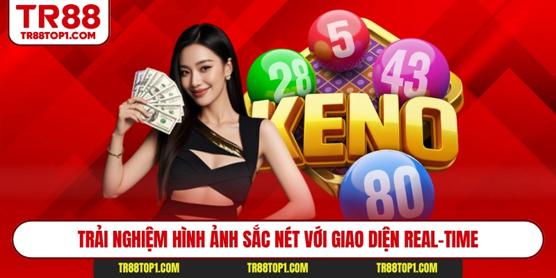 Trải nghiệm hình ảnh sắc nét với giao diện Real-time